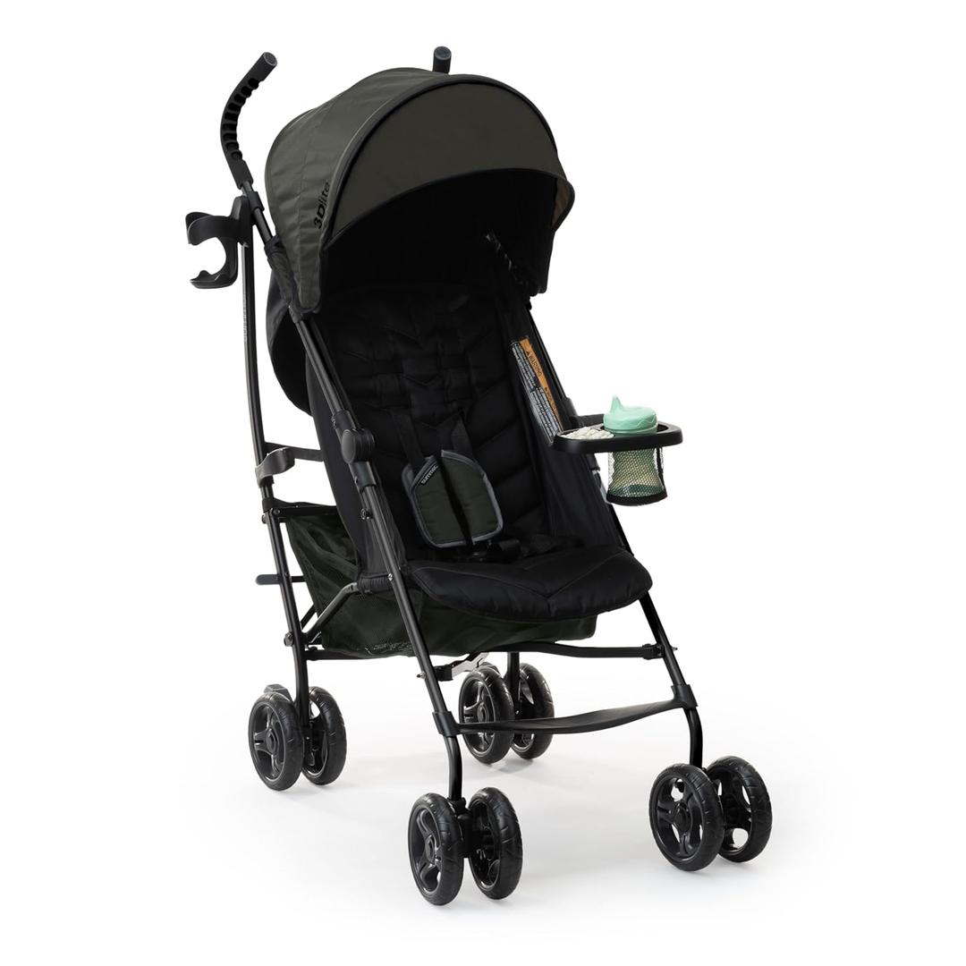 Summer Infant Ingenuity 3Dlite Convenience Stroller, GreenLightweight Stroller with Aluminum Frame, Large Seat Area, 4 Position Recline, Extra Large Storage BasketInfant Stroller for Travel & More