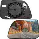 Driver Side Mirror Replacement for Ford Edge 2011 2012 2013 2014 - Left Side Mirror Glass, Rear View Mirrors Glass with Power Heated & Blind Spot