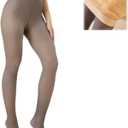 My Fleecies Tights Fleecies, Women Fleece-Lined Tights, Fake Translucent Pantyhose High Waisted Thermal Leggings, Thick Warm Tights for Women Winter (Coffee-300g, M)