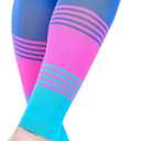 Doc Miller Calf Compression Sleeve for Men & Women – 20–30 mmHg Graduated Compression, Footless Compression Socks Alternative for Running, Shin Splints, Swelling, Varicose Veins –Calf Support, 1 Pair