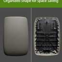UMISHI Center Console Armrest Cover Lid kit Compatible with 2008 2009 2010 2011 2012 2013 Toyota Highlander (Grey)