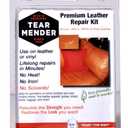 Tear Mender Premium Leather Repair Kit with Patches and Color Refinish Compound, 2 oz Bottle, TM-P-LRK
