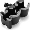 Accmor Stroller Cup Holder with Phone Holder, Bike Cup Holder, Universal Cup Holder for Uppababy Nuna Doona Strollers, 2-in-1 Cup Phone Holder for Walker Wheelchair Scooter Accessory