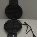 Cuisinart Waffle Maker, 1250W Round Classic Waffle Iron, 5-Setting Adjustable Browning Control, WMR-CANAS, Brushed Stainless