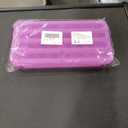 Zoksi Monthly Pill Organizer 1 Times a Day, 30 Day Pill Box Organizer,One Month Pill Case for Travel, 31 Day Daily Medcine Container for Vitamins, Supplement & Medication(Purple)