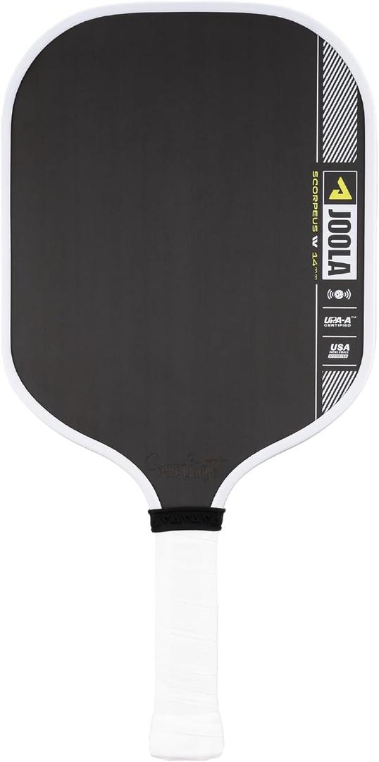 JOOLA Pro IV Pickleball Paddles  Raw Carbon Fiber Surface  Perseus, Hyperion, Scorpeus & Magnus Shapes  14mm/16mm  Tech Flex Power  Propulsion Core  Wide or Elongated  UPA-A and USAP Approved