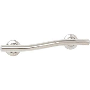 Seachrome 18 inch Bathroom Wave Grab Bar Polished Finish