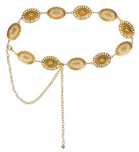 Voenkca Western Belts for Woman-Cowgirl-Cowboy-Country-Chain-Belt