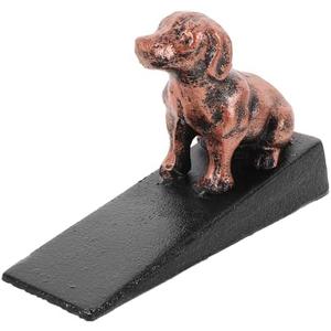 Tofficu Cast Shaped Door Stopper Vintage Decorative for Home Collision Floor Protector for Bedroom Living Room and Garage Use
