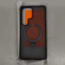 TORRAS Upgraded Magnetic & Stand for Samsung Galaxy S25 Ultra Case, [Fit for Magsafe] [12FT Mil-Grade Drop Protection] Shockproof Translucent Slim for Samsung Galaxy S25 Ultra Case, Black