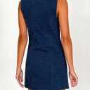 Women's Denim Dress Sleeveless Jean Dress Denim Shirt Dresses Western Cowgirl Country Outfits with Pocket 2026 (Blue, M)