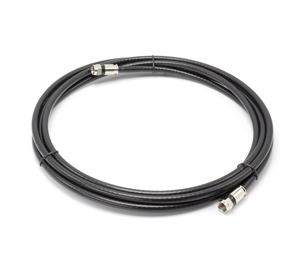 RG6 Black Coax Cable 15 ft