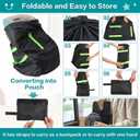 Sublaga Waterproof Car Seat Bags For Airplane Travel, Durable Carseat Cover For Air Travel Car Seat Travel Bag with Shoulder Straps and 2pcs Luggage Tags For Airplane