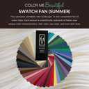 Summer Color Fan by Color Me Beautiful, the leading authority on color analysis. Your Color Guide for clothing & accessories. The 48 very best colors for Summers selected from millions of options