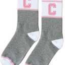 FujLoy Letter Socks For Men Women Teens.Gift For Family & Friends Birthday, Graduation & Back To School.(02)