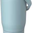 BrüMate Resa 25oz 100% Leakproof Travel Tumbler with Handle & Straw | Flexible SoftSip Straw | Silicone Sleeve for Durability | Stainless Steel | Cup Holder & Travel Friendly Water Bottle | (Mist)