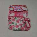 wegreeco XX-Large Dog Diapers Female No Tail Hole, Reusable French Bulldog Diapers Female Ocean of Flowers XX-Large