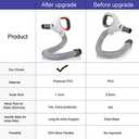 Upgraded Replacement Shark Rotator Hose Handle Compatible for Shark Rotator Pro Lift-Away NV500, NV501, NV502, NV503, NV504, NV505, NV510, NV520, NV552, UV560 More Models, Replaces # 1245FC500 (Red)