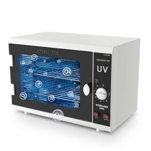 UV Sanitizer Cabinet. Dual Lamp UV Light Sanitizer Box with Timer Setting, Suitable for Cleaning of Various Items