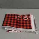 Honoson Christmas Kitchen Towels Ultra Absorbent Dish Quick to Drying Buffalo Plaid Hand Towel Polyester Cleaning Tea Towels for Home Washing Drying Dishes Kitchen Supplies(Black, Red,Plaid)