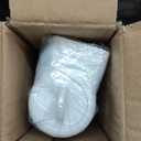 50 inch Retractable Baby Gates 34 inch Tall, Retractable Gate with Reinforced Strip Design to Prevent Crawling Through, Retractable Dog Gate for Stairs, Doorways, Hallways (White)