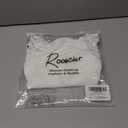 Rooscier Women's Lace Patchwork Sexy Deep V Neck Knitted Vests Undershirt Camis Tank Tops (White, S)