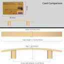 Amerdeco 10 Pack Bronze Cabinet Pulls - 3 Inch(76mm) Hole Center Hardware Kitchen Cabinet Handles for Bathroom and Dresser - Gold Finish ZH0003