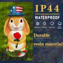 Desktop Decorative Bunny Home Decor Statues Infuse Warmth and affection into The Home Rabbit Statue - Resin Outdoor Decor for Yard, Ornaments Gift for Garden Lovers