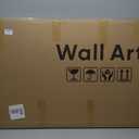 Large Framed Modern Abstract Vertical Wall Art for Living Room, Black Grey Prints Paintings Artwork for Walls, Silver Gray Luxury Pictures for Hallway Entryway Foyer Stair Office Wall Decor 30x60 Inch