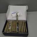 Ravinte 30 Pack 5 Inch Cabinet Pulls Champagne Bronze Stainless Steel Kitchen Drawer Pulls Cabinet Handles 5 InchLength, 3 Inch Hole Center