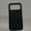 ORNARTO Compatible with iPhone 17 Pro Max Case 6.9", Slim Liquid Silicone 3 Layers Soft Gel Rubber Shockproof Protective Cover with Anti-Scratch Microfiber Lining-Black