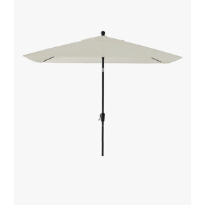 9' Rectangular Patio Umbrella Outdoor Table Umbrella with Push Button Tilt