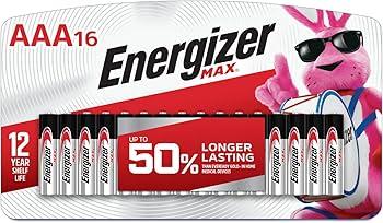 Energizer MAX AA Batteries & AAA Batteries Combo Pack, 16 AA and 16 AAA 12set