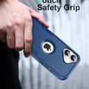 for iPhone 17 Magnetic Case,Compatible with Magsafe,2X Screen Protector,Heavy Duty Protection,Rugged & Durable Phone Case for iPhone 17 Case,Blue