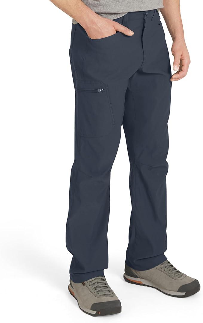 Eddie Bauer Men's Rainier 5-Pocket Pant (Gray), 38/32