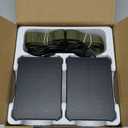 MAXDONE Solar Trail Camera 2 Pack - 4K 64MP WiFi Bluetooth Solar Deer Camera with Night Vision Motion Activated, Game Camera IP66 Waterproof, Wildlife Cameras Built-in Battery Rechargeable Power