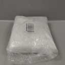 RYB HOME White Sheer Curtains Linen Texture Window Panels, Semi Sheer Light Filetring Rod Pocket & Back Tab Drapes for Bedroom, 52 x 84 inches, Pack of 2