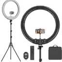 Hagibis 21 inch Ring Light with Stand Outer 55W 5600k Dimmable LED Light, Tripod Stand,and Phone HolderRemote Controller,Carrying Bag CRI 97+ 2540lux, for Streaming Home Office Zoom Call Lighting
