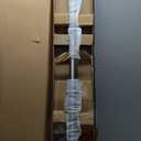 EDISHINE Floor Lamps for Living Room, Upgraded Dual-Sided Lighting, Wooden Corner Floor Lamp, LED Corner Lamp with Remote/Foot Control, 7CCT & Dimmable Standing Lamp for Bedroom, Office, Dark Walnut