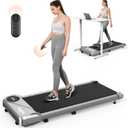 THERUN Walking Pad Treadmill Under Desk, Portable Mini Treadmill for Home/Office, Walking Pad Treadmill 2.5HP, Walking Jogging Machine with 265 lbs Weight Capacity Remote Control LED Display