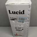 Lucid 2 Inch Lavender Memory Foam Topper, 5 Zones, Plush, Twin XL Size