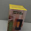 Space Heater, 70 Portable Electric Oscillating Heaters for Indoor Use, 1200W Upgraded PTC Ceramic Heater, Small Heater for Bedroom, Desktop, Office and Indoors