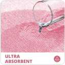 Bath Mat,Ultra Thin Bathroom Rugs,Rubber Bath Mats for Bathroom,No Slip Bath Rugs,Quick Dry,Machine Washable,Low Pile,Absorbent,Shower Outside,Sink,Home Decor Accessories.Pink,1'5"x2'3"(17x27inch)