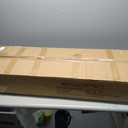 HCHQHS Bookshelf, 3-Tier Long Industrial Bookcase, White Open Book Shelf, Freestanding Horizontal Bookshelves with Metal Frame