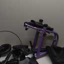 WALK MATE 3 Wheel Rollator Walker with Seat for Slim Seniors, Padded Backrest Lightweight Foldable Walker Ideal for Elderly, 8 Inch Tri-Wheel Modern Mobility Walking Aid Aluminum, Purple