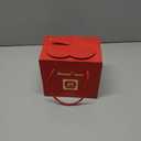 Forever Red Roses in A Box Preserved Rose with Rainbow Necklace Heart Box to My Love Birthday Gift for Women Mom Wife Girlfriend