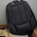 Coverado Car Seat Covers Full Set, Seat Covers for Cars, Black Car Seat Covers Front Seats and Back Car Seat Protector Waterproof, Leather Car Seat Cushion Universal Fit for Most Cars