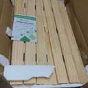 Solid Wood Shelf Covers for Wire Shelving, Wire Rack Covers for Pantry Shelves, Tool-Free & Snap-On (5pcs, 27" W x 16" D), 27"W x16"D x2.6"H