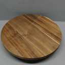 Juvale Round Acacia Wood Cake Stand for Wedding - Wooden Cake Stand for Appetizers and Desserts (12.75 Inches)