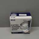 Plasticplace 6 Gallon Trash Bags White Drawstring Garbage Can Liners, 17 x 20, 100 Count, for Bathroom Kitchen Office Car Small Trash Bags, Leak-Proof & Tear-Resistant